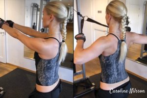Styrketräning axlar och triceps