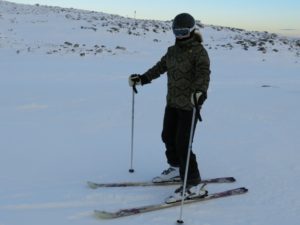 skidor på fjällen