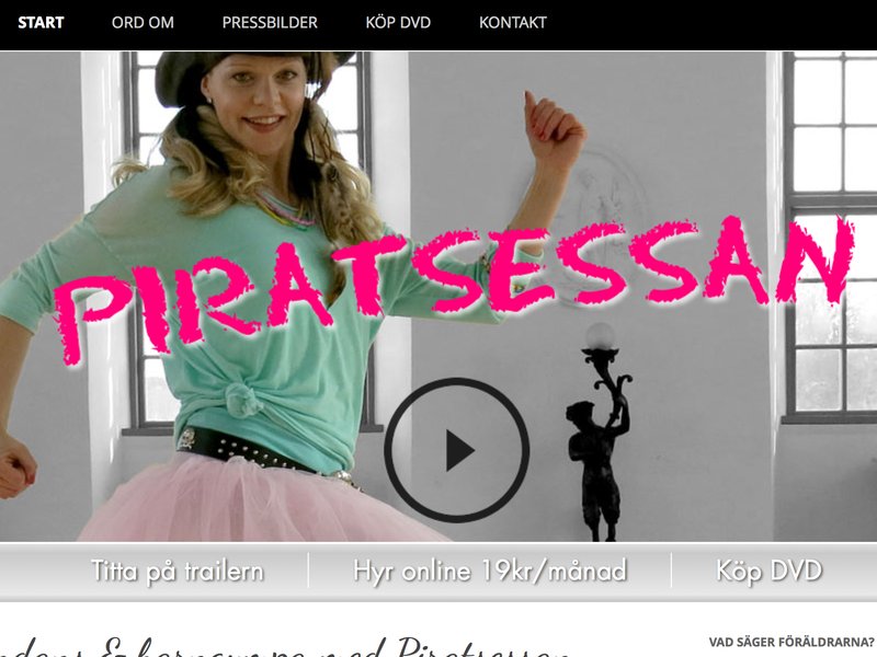 Piratsessans nya sajt