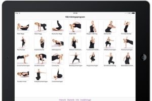 24 träningsprogram med kroppsvikt i appen Poworkout Trim & Tone