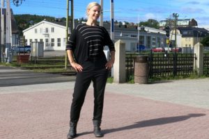 Byte från buss till tåg i Sundsvall